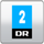 DR2 HEVC [DK] logo