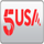 5 USA [UK] logo